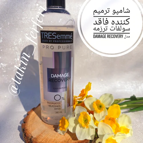 شامپو ترمیم کننده فاقد سولفات ترزمه مدل DAMAGE RECOVERY