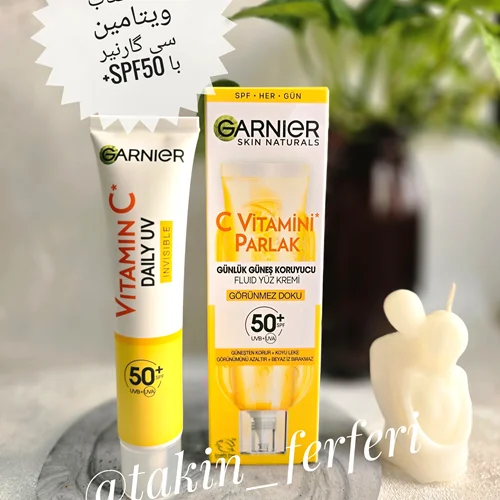 ضد آفتاب ویتامین سی گارنیر با SPF50+