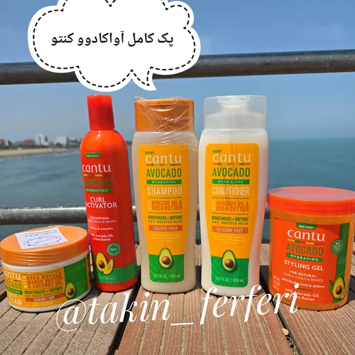 پک کامل آواکادوو کنتو(شامپو،نرم کننده،کرم مو،ژل مو و اکتیویتور)