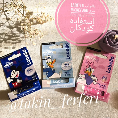 بالم لب Labello سری Mickey And Friends مناسب استفاده کودکان