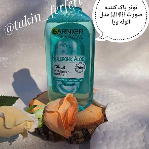 تونر پاک کننده صورت GARNIER مدل آلوئه ورا