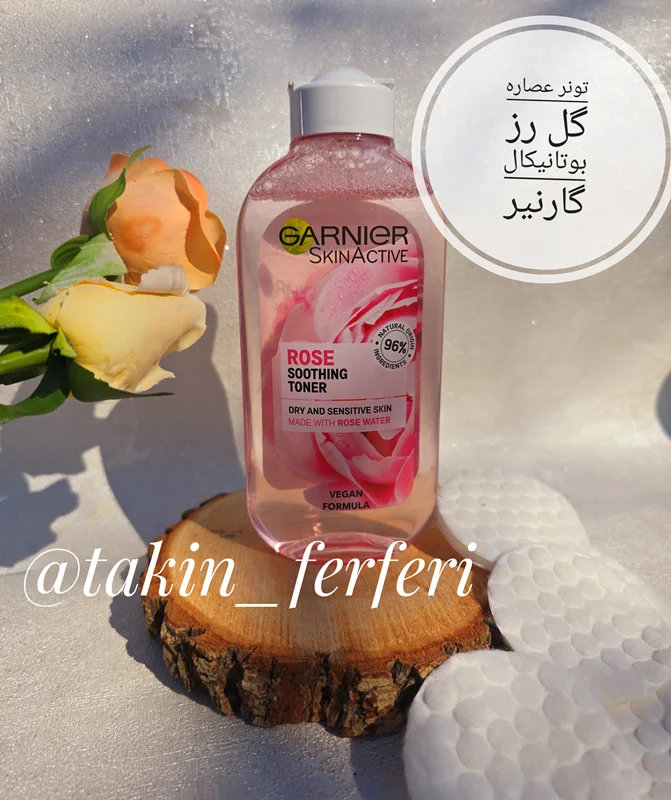 تونر عصاره گل رز بوتانیکال گارنیر